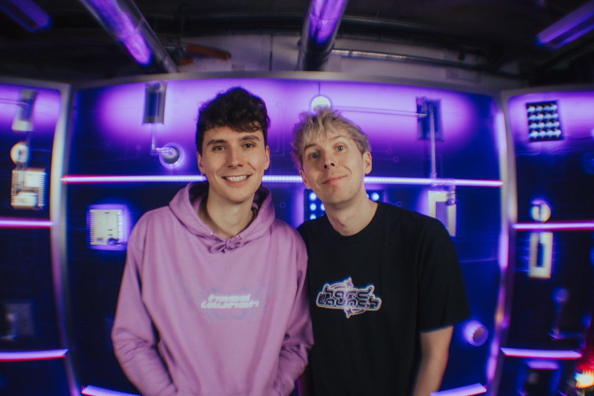 Dan & Phil in Hard Launch merch